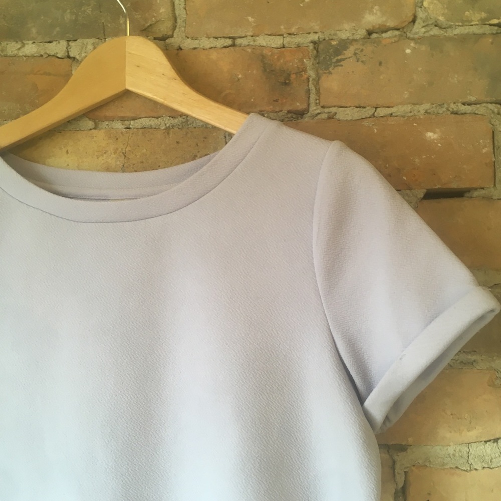 Twik Lavender Crop Top - Picture 3 of 5